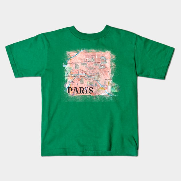 Paris, France Kids T-Shirt by artshop77